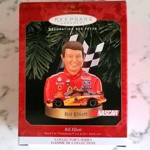 💥4 for $25💥 Hallmark Keepsake Ornament Bill Elliott Stock Car Champions